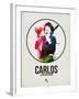 Carlos Watercolor-David Brodsky-Framed Art Print