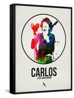 Carlos Watercolor-David Brodsky-Framed Stretched Canvas