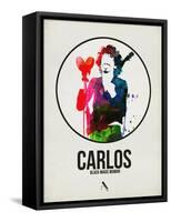 Carlos Watercolor-David Brodsky-Framed Stretched Canvas