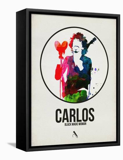 Carlos Watercolor-David Brodsky-Framed Stretched Canvas