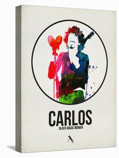 Carlos Watercolor-David Brodsky-Stretched Canvas