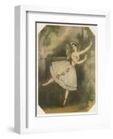 Carlotta Grisi, Italian Ballet Dancer Seen Here in Giselle-null-Framed Art Print