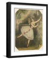 Carlotta Grisi, Italian Ballet Dancer Seen Here in Giselle-null-Framed Art Print