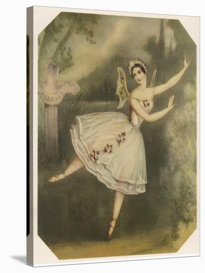 Carlotta Grisi, Italian Ballet Dancer Seen Here in Giselle-null-Stretched Canvas