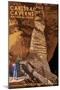 Carlsbad Caverns National Park, New Mexico - Rock of Ages-Lantern Press-Mounted Premium Giclee Print