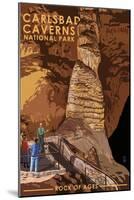 Carlsbad Caverns National Park, New Mexico - Rock of Ages-Lantern Press-Mounted Art Print