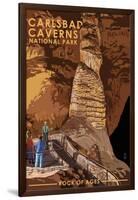Carlsbad Caverns National Park, New Mexico - Rock of Ages-Lantern Press-Framed Art Print