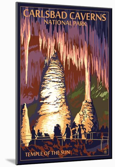 Carlsbad Caverns National Park, New Mexico - Temple of the Sun-null-Mounted Poster