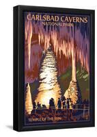 Carlsbad Caverns National Park, New Mexico - Temple of the Sun-null-Framed Poster