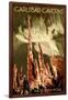 Carlsbad Caverns National Park, New Mexico - The Totem Pole-Lantern Press-Framed Art Print