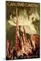 Carlsbad Caverns National Park, New Mexico - The Totem Pole-Lantern Press-Mounted Art Print