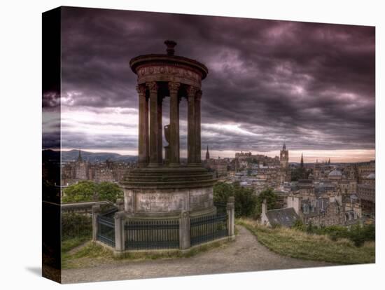 Carlton Hill, Stewart Monument, Edinburgh, Scotland, UK-Alan Copson-Stretched Canvas