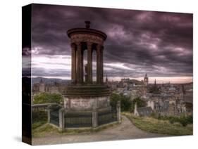 Carlton Hill, Stewart Monument, Edinburgh, Scotland, UK-Alan Copson-Stretched Canvas