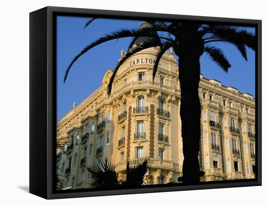 Carlton Hotel, Boulevard De La Croisette, Cannes, Alpes-Maritimes, French Riviera, Provence, France-Bruno Barbier-Framed Stretched Canvas