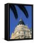 Carlton Hotel, Cannes, Cote d'Azur, France-Walter Bibikow-Framed Stretched Canvas