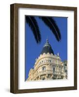 Carlton Hotel, Cannes, Cote d'Azur, France-Walter Bibikow-Framed Photographic Print