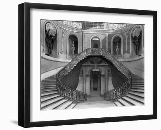 Carlton House, Staircase-null-Framed Art Print