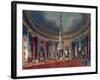 Carlton House, the Circular Room, from Pyne's 'Royal Residences', published 1818-William Henry Pyne-Framed Giclee Print