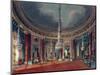 Carlton House, the Circular Room, from Pyne's 'Royal Residences', published 1818-William Henry Pyne-Mounted Giclee Print