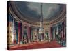 Carlton House, the Circular Room, from Pyne's 'Royal Residences', published 1818-William Henry Pyne-Stretched Canvas