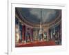 Carlton House, the Circular Room, from Pyne's 'Royal Residences', published 1818-William Henry Pyne-Framed Giclee Print