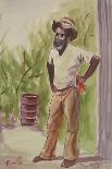 Fishing, 2014 (oil on canvas)-Carlton Murrell-Giclee Print