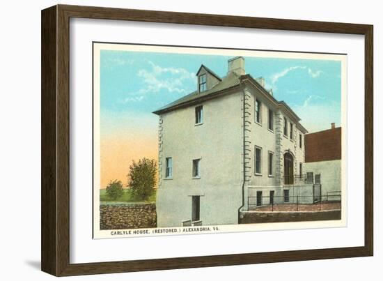 Carlyle House, Alexandria, Virginia-null-Framed Art Print