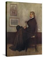 Carlyle (Whistler Col)-James Abbott McNeill Whistler-Stretched Canvas