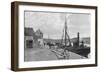 'Carmarthen Quay', c1896-Hudson-Framed Photographic Print