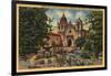 Carmel, CA - Mission San Carlos de Borromeo de Monterey-Lantern Press-Framed Art Print