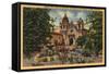 Carmel, CA - Mission San Carlos de Borromeo de Monterey-Lantern Press-Framed Stretched Canvas