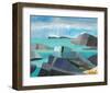 Carmel Central Coast-Jan Weiss-Framed Art Print