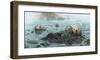 Carmel Coast Otters-John Dawson-Framed Giclee Print