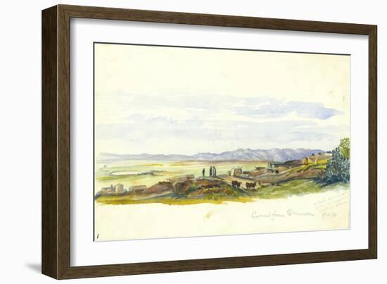 Carmel from Shunem, 1874-Claude Conder-Framed Giclee Print