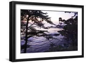 Carmel Highlands Sunset I-Alan Hausenflock-Framed Photographic Print