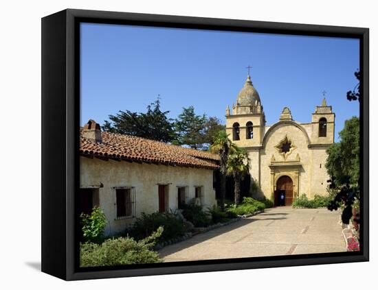 Carmel Mission Basilica, Founded in 1770, Carmel-By-The-Sea, California, USA-Westwater Nedra-Framed Stretched Canvas
