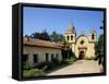 Carmel Mission Basilica, Founded in 1770, Carmel-By-The-Sea, California, USA-Westwater Nedra-Framed Stretched Canvas
