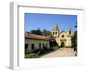 Carmel Mission Basilica, Founded in 1770, Carmel-By-The-Sea, California, USA-Westwater Nedra-Framed Photographic Print