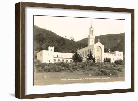 Carmel Monastery, California-null-Framed Art Print