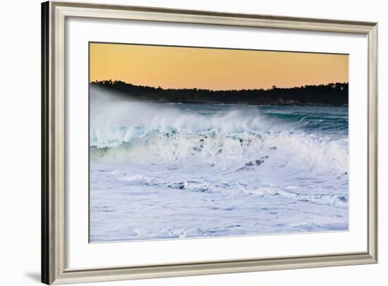 Carmel Waves I-Lee Peterson-Framed Photographic Print