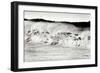 Carmel Waves II BW-Lee Peterson-Framed Premium Photographic Print