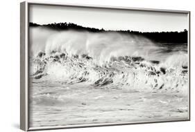 Carmel Waves II BW-Lee Peterson-Framed Photographic Print