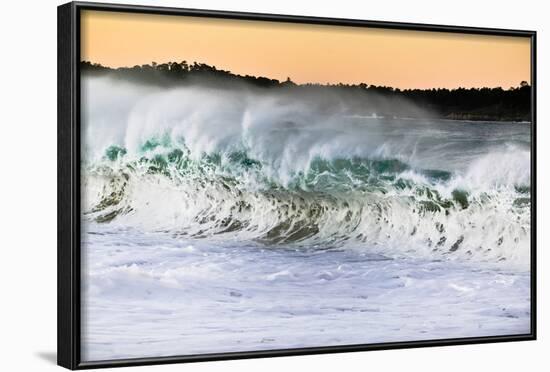 Carmel Waves II-Lee Peterson-Framed Photographic Print