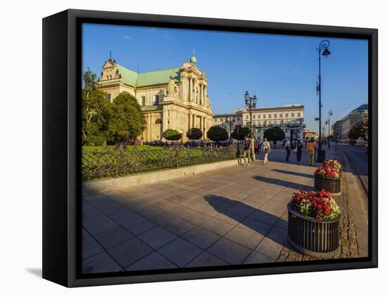 Carmelite Church, Krakowskie Przedmiescie Street, Warsaw, Masovian Voivodeship, Poland, Europe-Karol Kozlowski-Framed Stretched Canvas