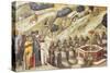 Carmelites Praying, Detail from Dais of Carmine Altarpiece-Pietro Lorenzetti-Stretched Canvas
