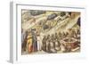 Carmelites Praying, Detail from Dais of Carmine Altarpiece-Pietro Lorenzetti-Framed Giclee Print
