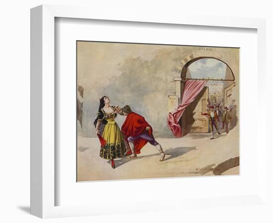 Carmen, Act IV Scene II-William De Leftwich Dodge-Framed Giclee Print