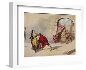 Carmen, Act IV Scene II-William De Leftwich Dodge-Framed Giclee Print