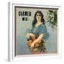 Carmen- California - Citrus Crate Label-Lantern Press-Framed Premium Giclee Print