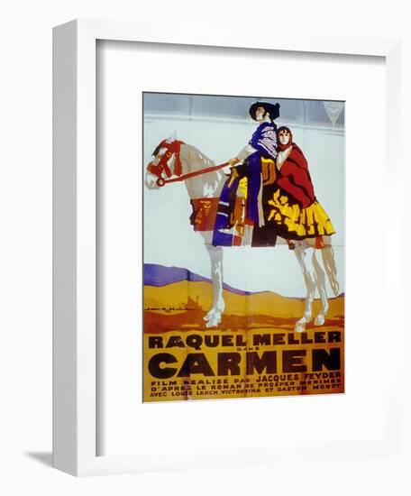 Carmen De Jacquesfeyder Avec Raquel Meller 1926-null-Framed Photo